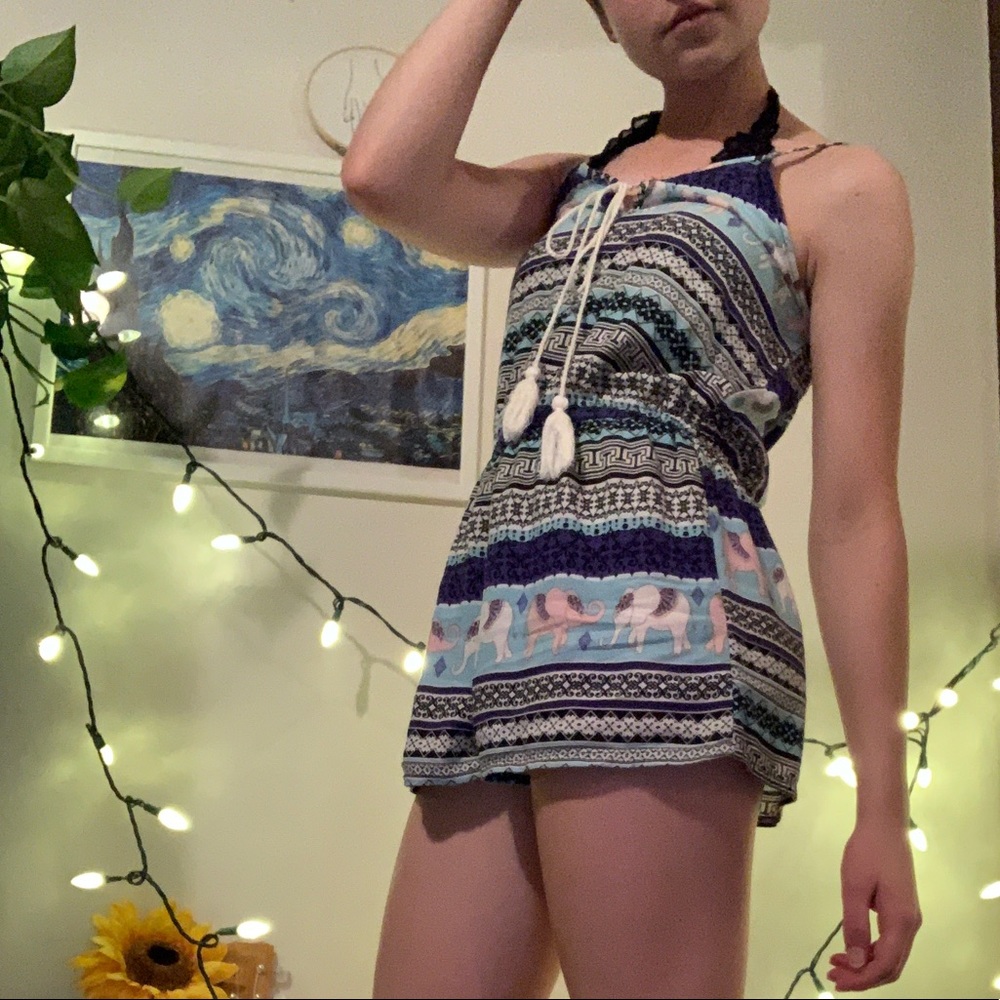 Cute romper with tassels